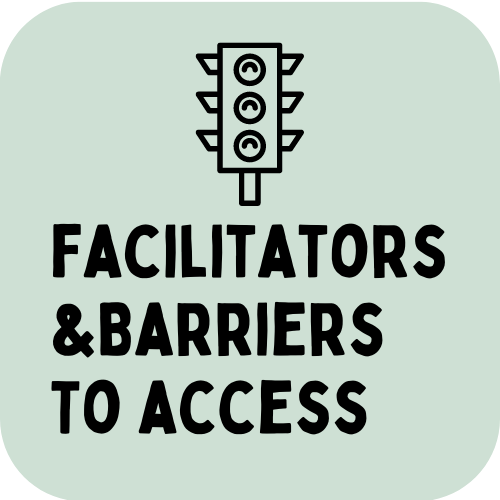 Facilitators and barriers to access link