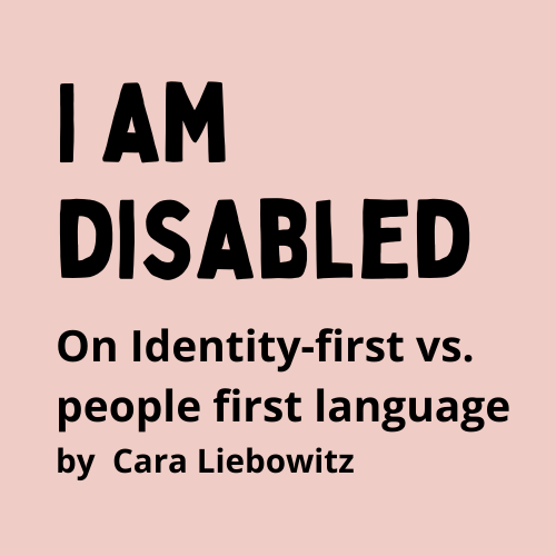 Link to I Am Disabled article by Cara Liebowitz
